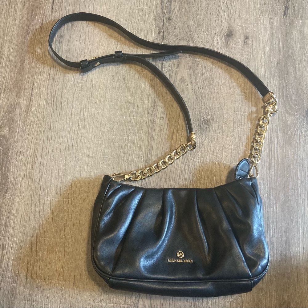 MICHAEL Michael Kors Womens MMK Hannah Ruched Bag